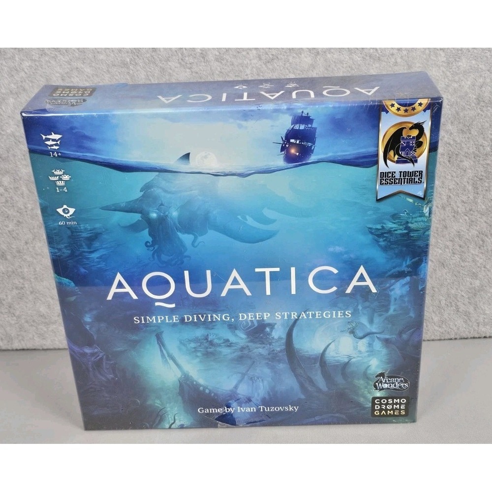 Aquatica Strategy Board Game by Arcane Wonders & Ivan Tuzovsky New SEALED